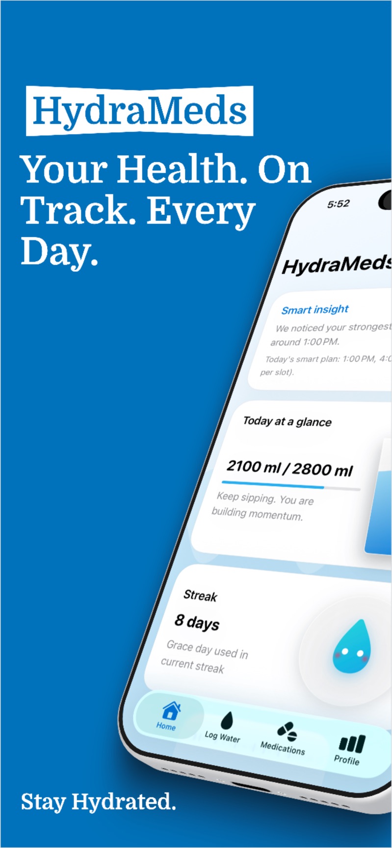 HydraMeds App Store screenshot.