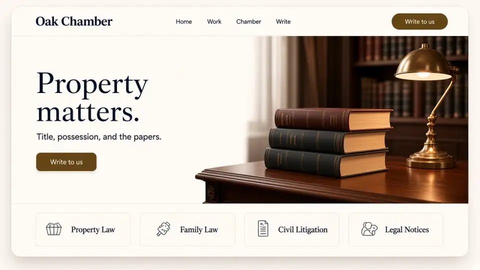 Oak Chamber Property page.